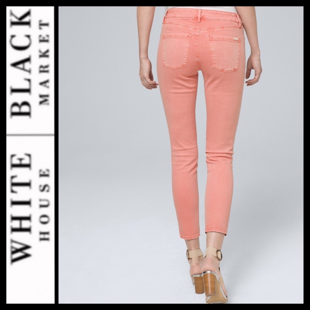 NWT WHBM Mid-Rise Skinny Crop Jean - Picture 3 of 8